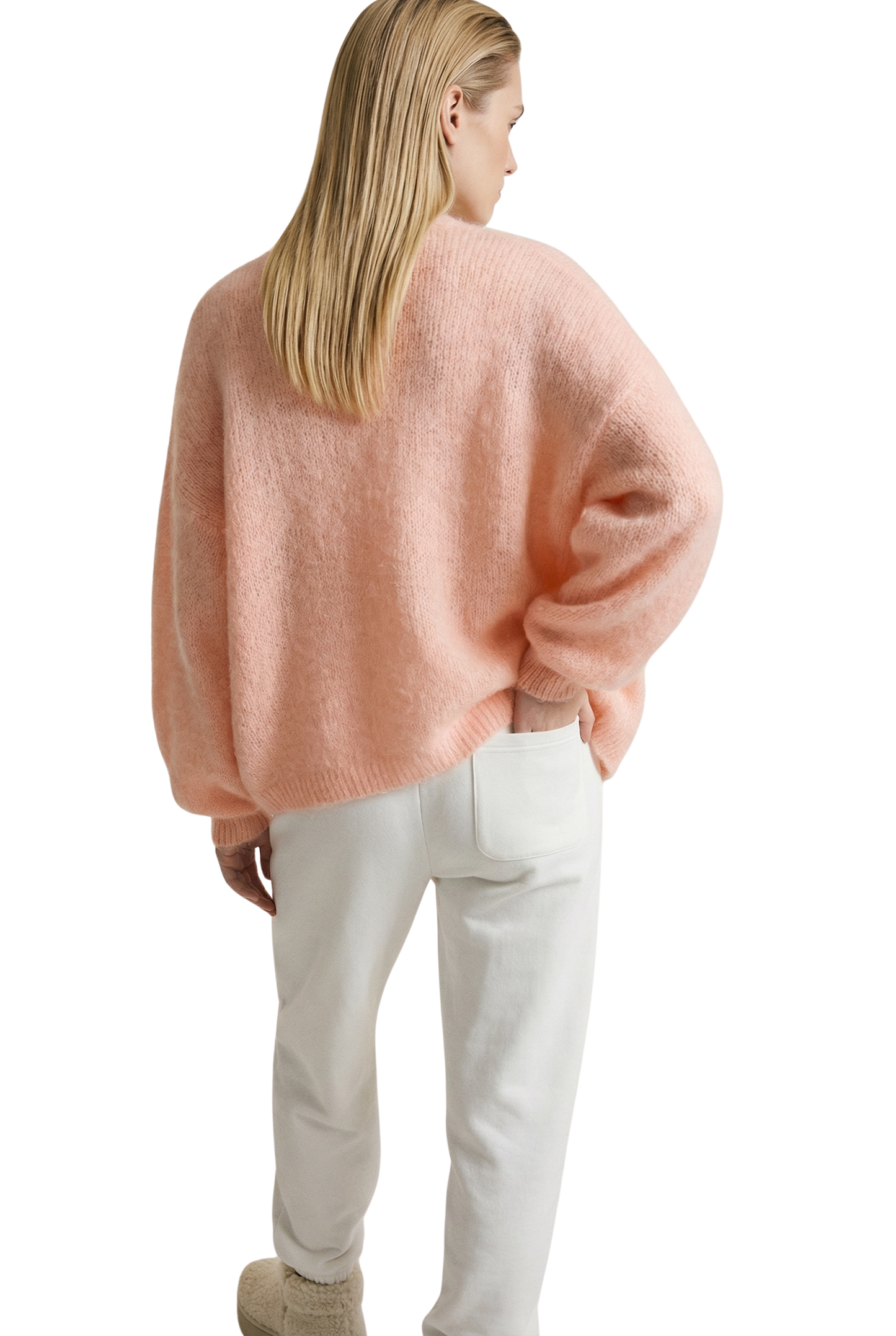 Lee Short Cardigan Peach