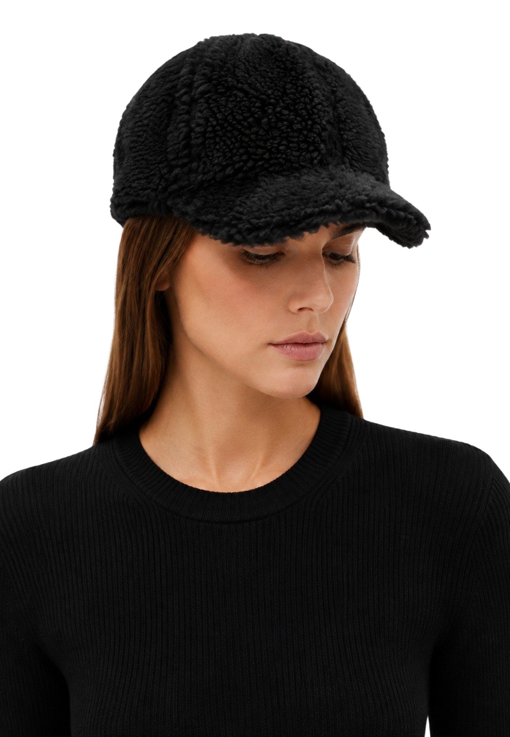 Inga Wool Cap Black image