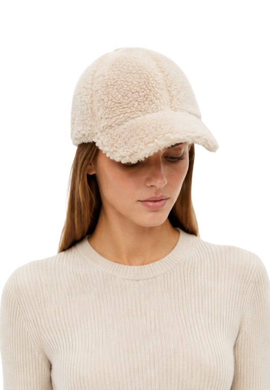 Inga Wool Cap Beige image