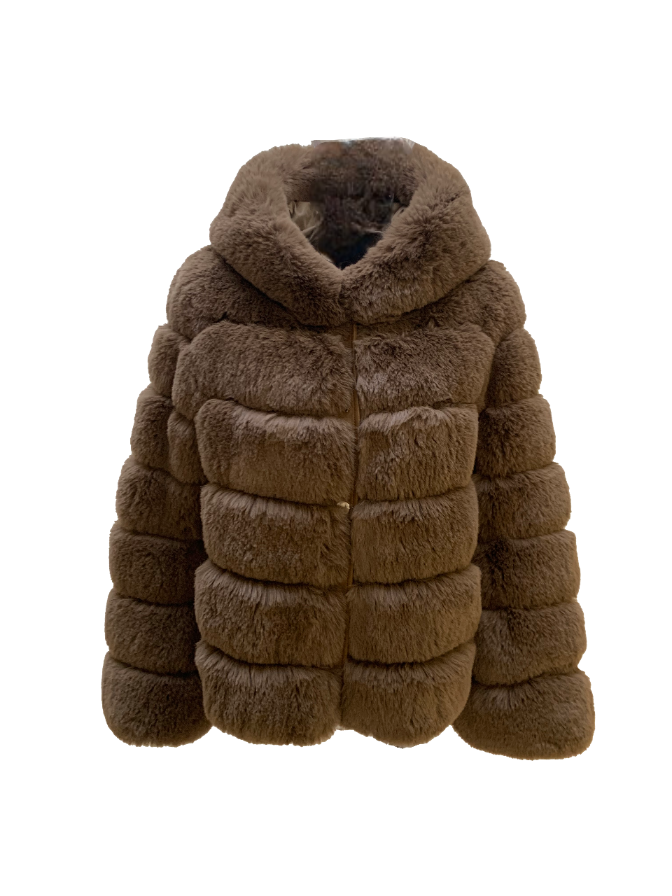 Ash Faux Fur Short Brown - Sample