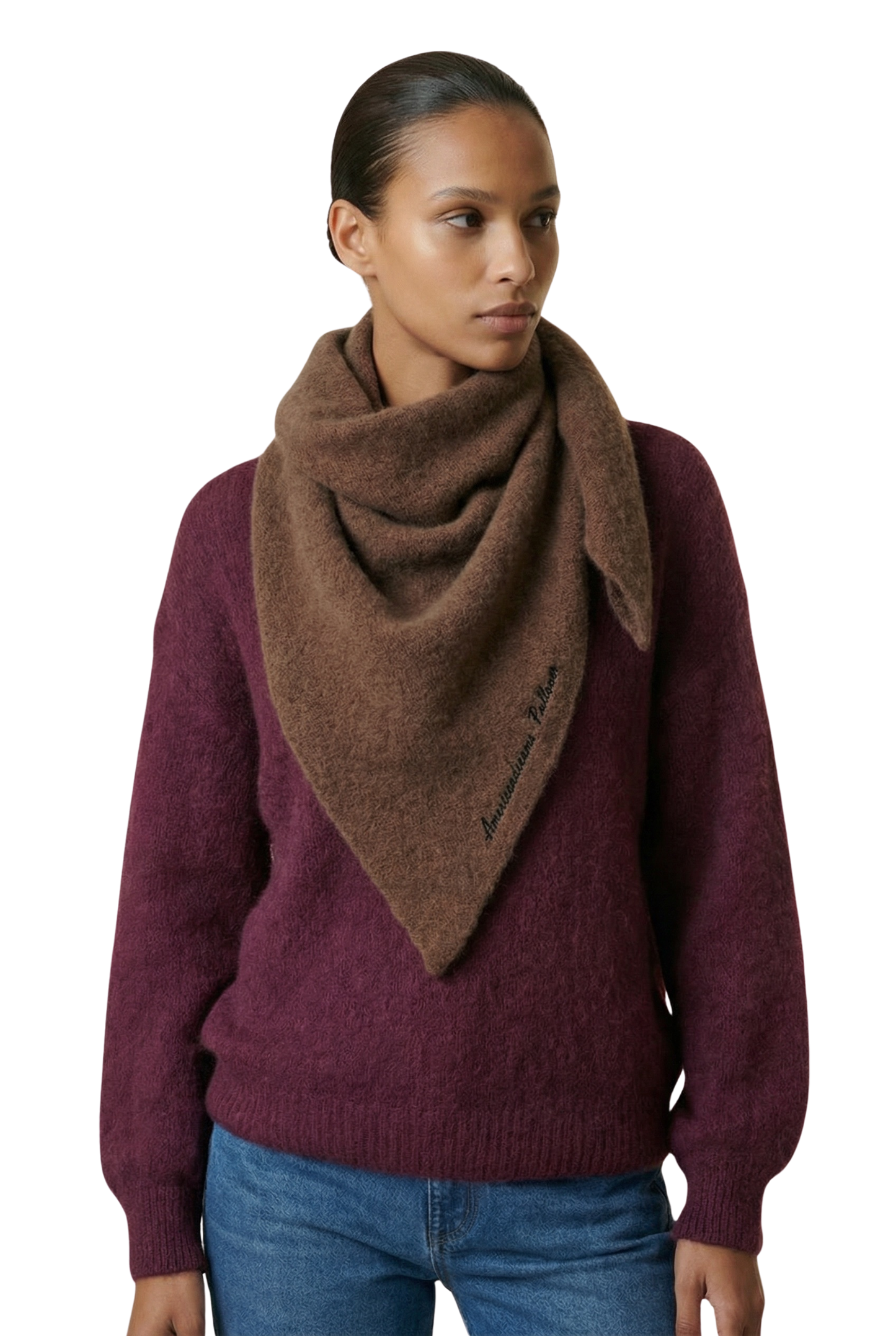 Atiya Alpaca Scarf Cocoa Brown