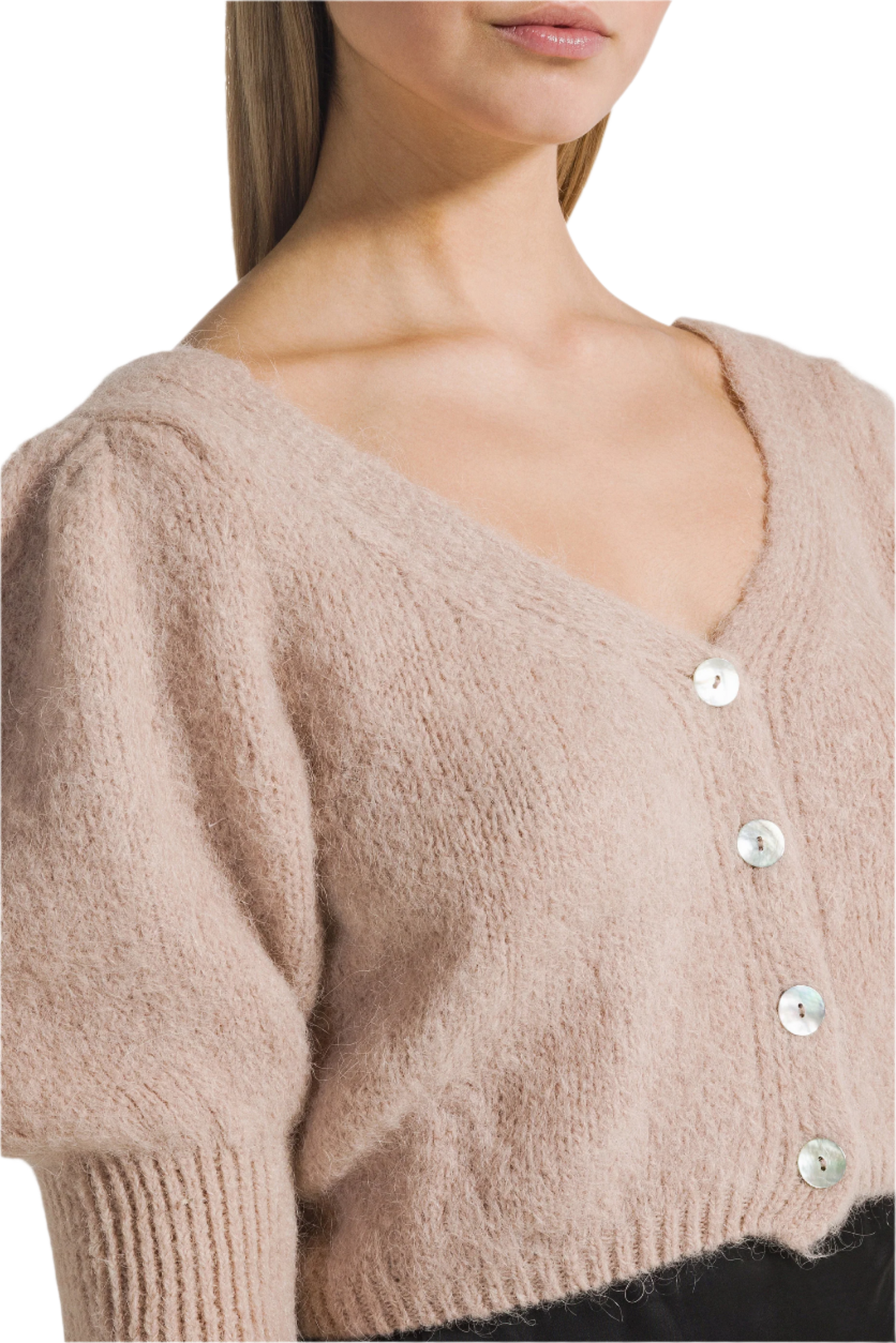 Manda Alpaca Cardigan Medium Brown