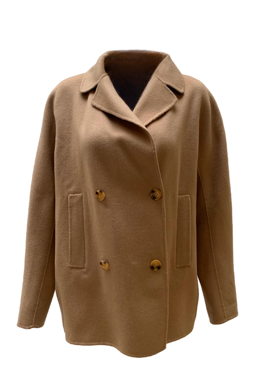 Sharon Coat Short Brown- Sample