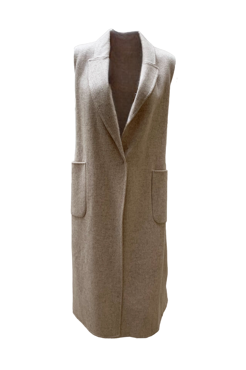 Irene Vest Beige - Sample