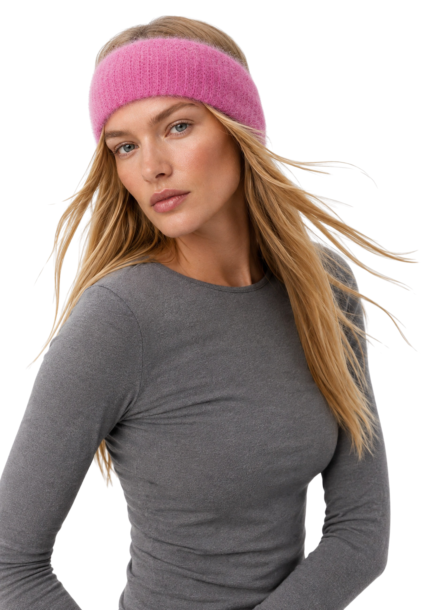 Nola Mohair Headband Pink image