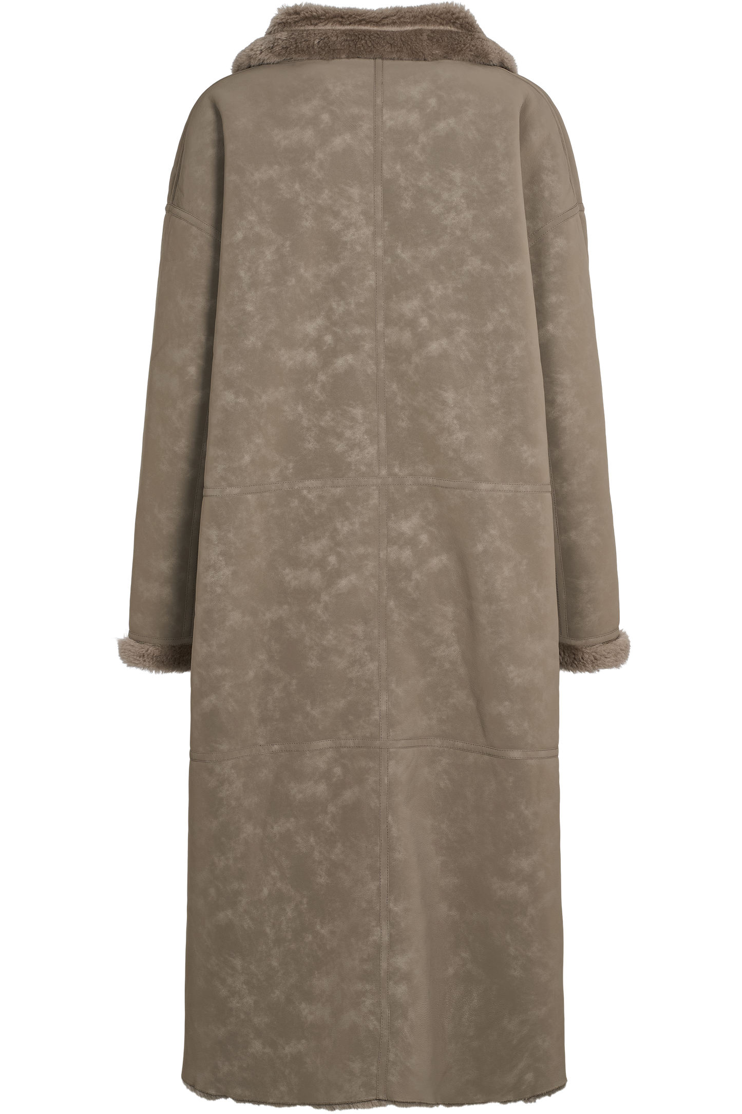 Joa Wool Coat Long Taupe