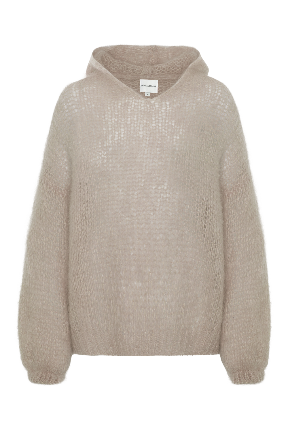 Antonella Mohair Hoodie Beige