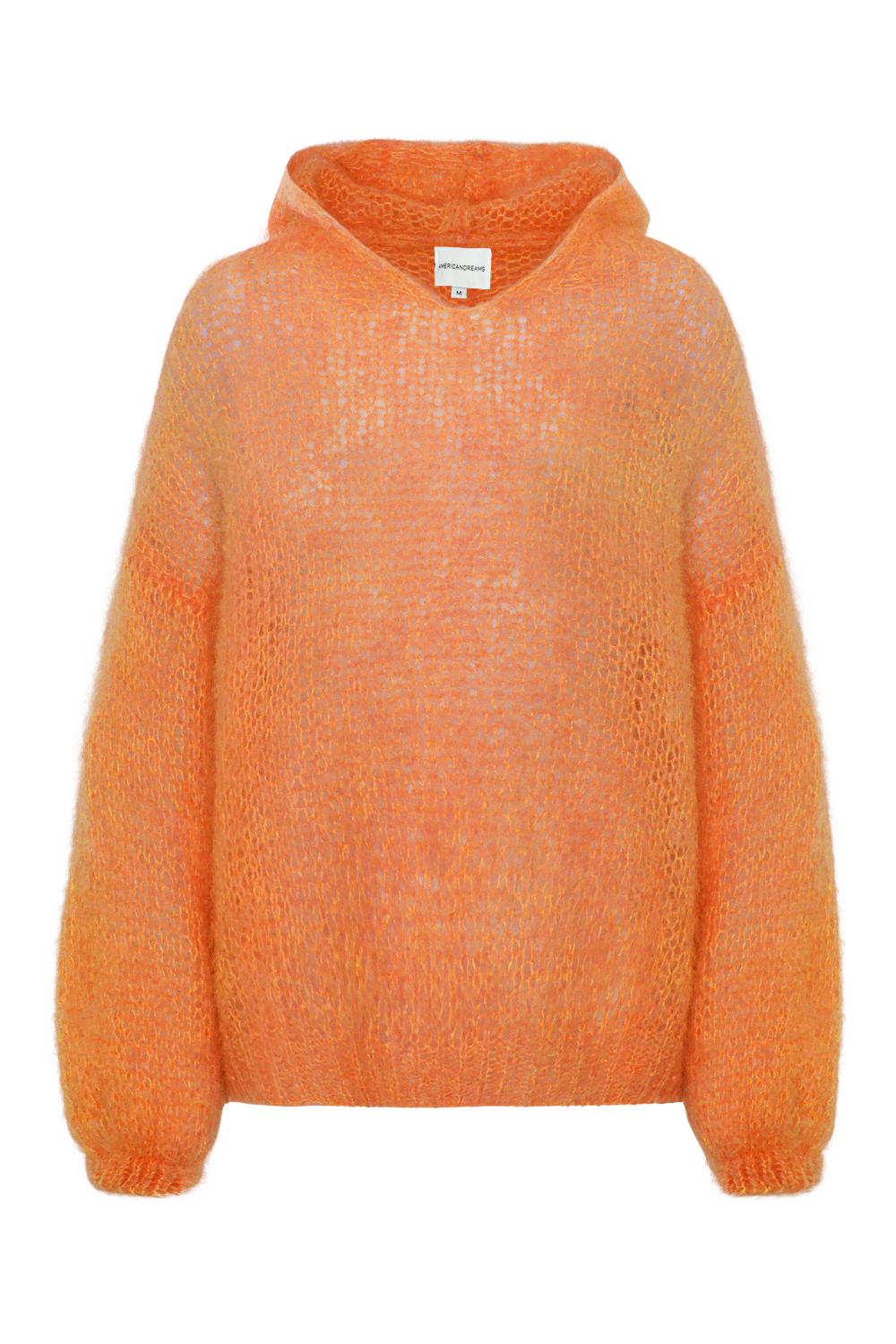 Antonella Mohair Hoodie Orange