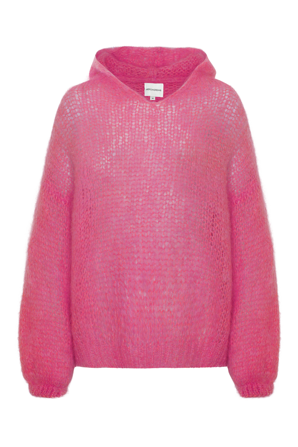 Antonella Mohair Hoodie Pink