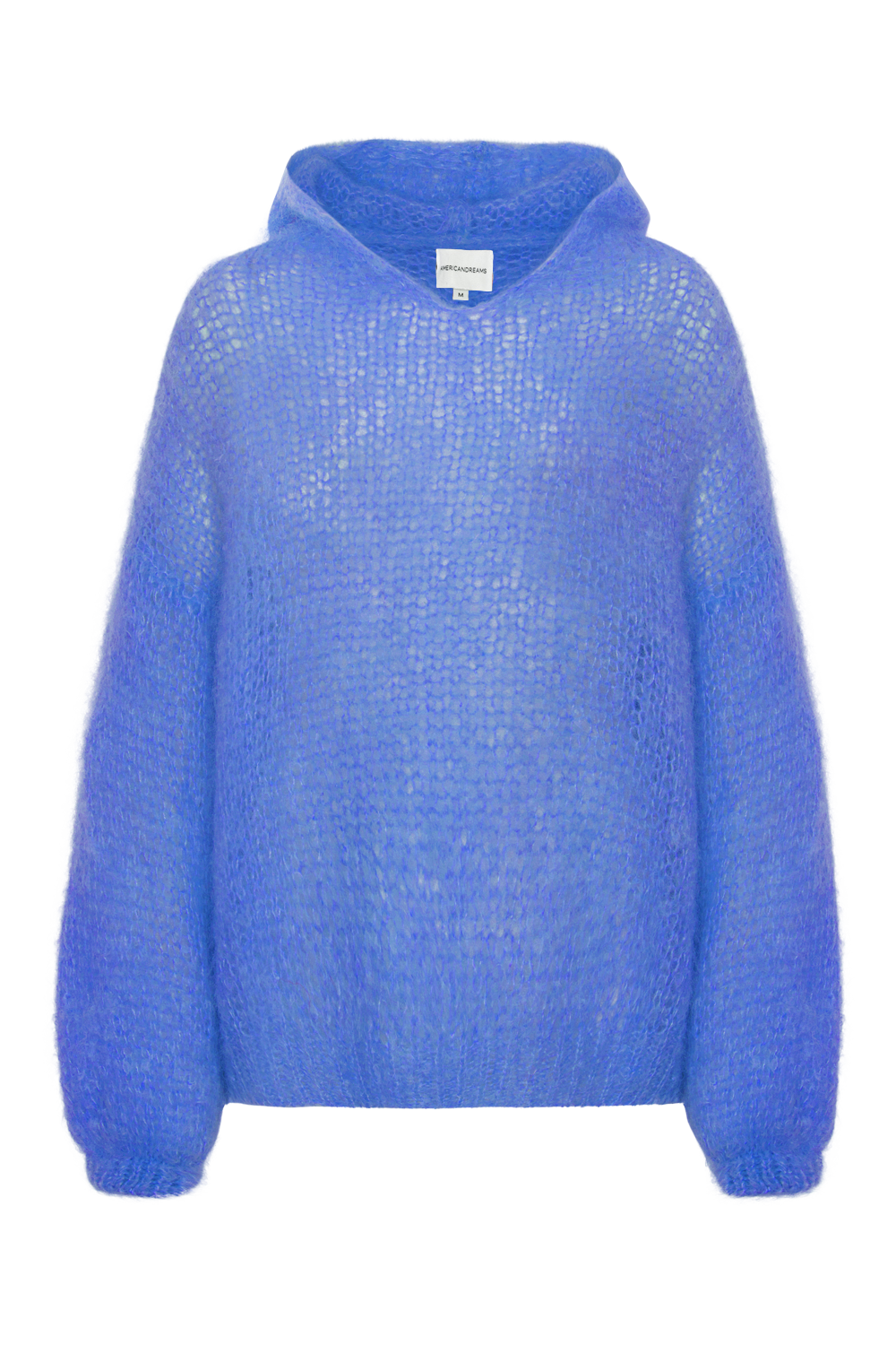 Antonella Mohair Hoodie Sky Blue