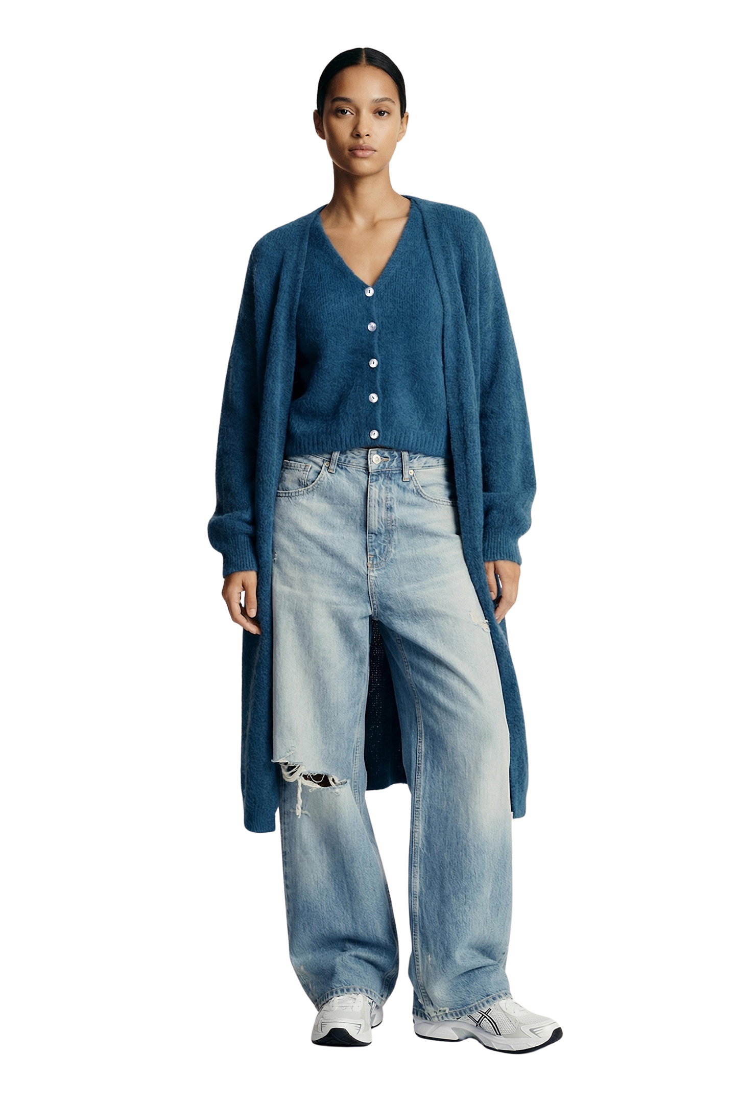 Azra Cardigan Dark Blue