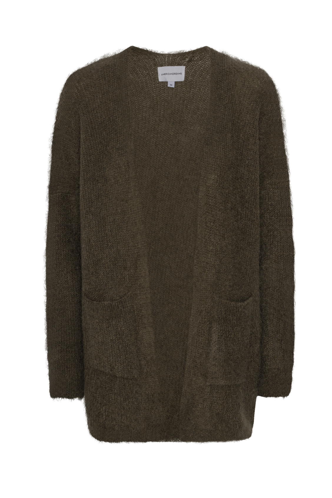 Betsy Midi Cardigan Dark Taupe