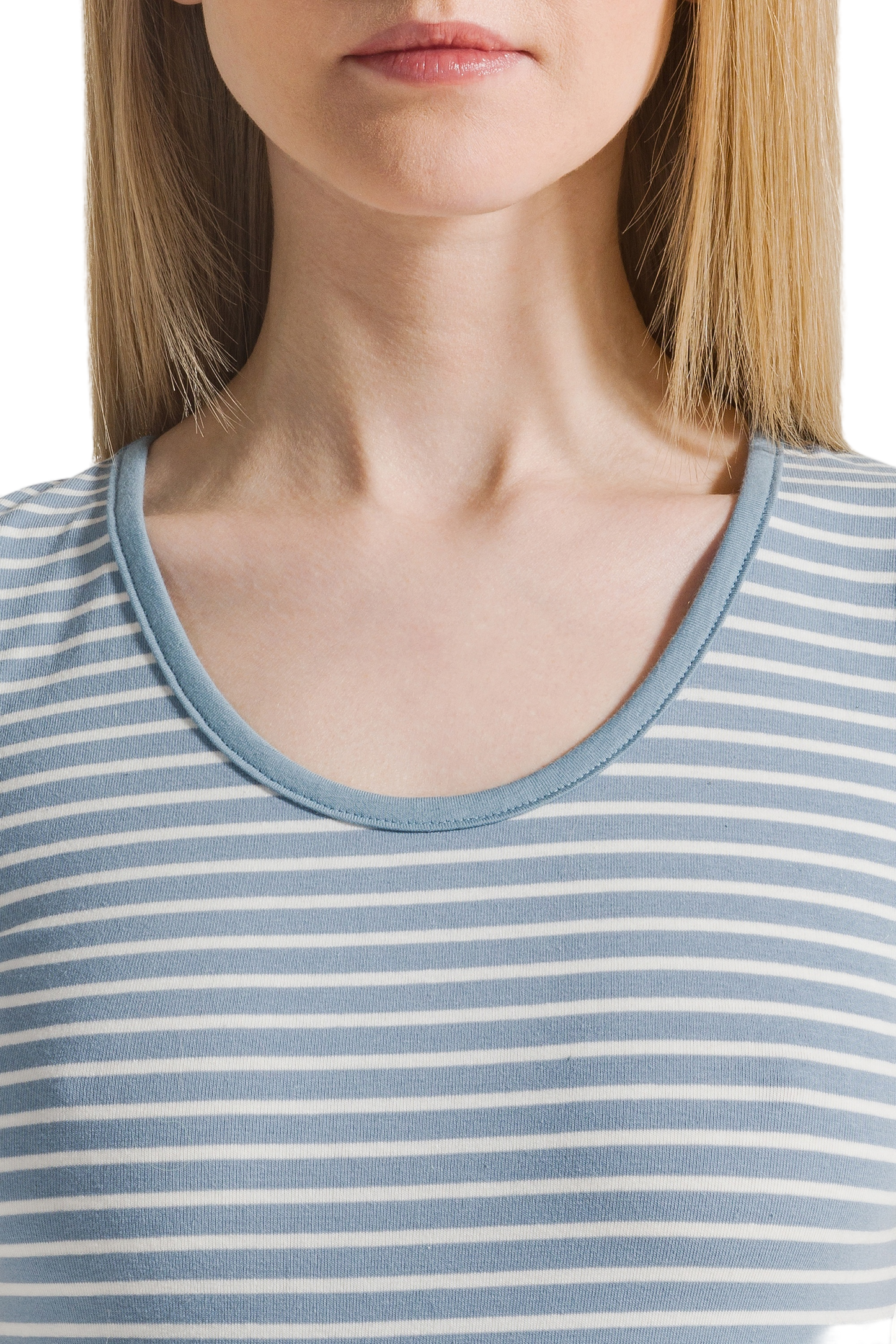 Boline Striped Tank Top White / Light Blue