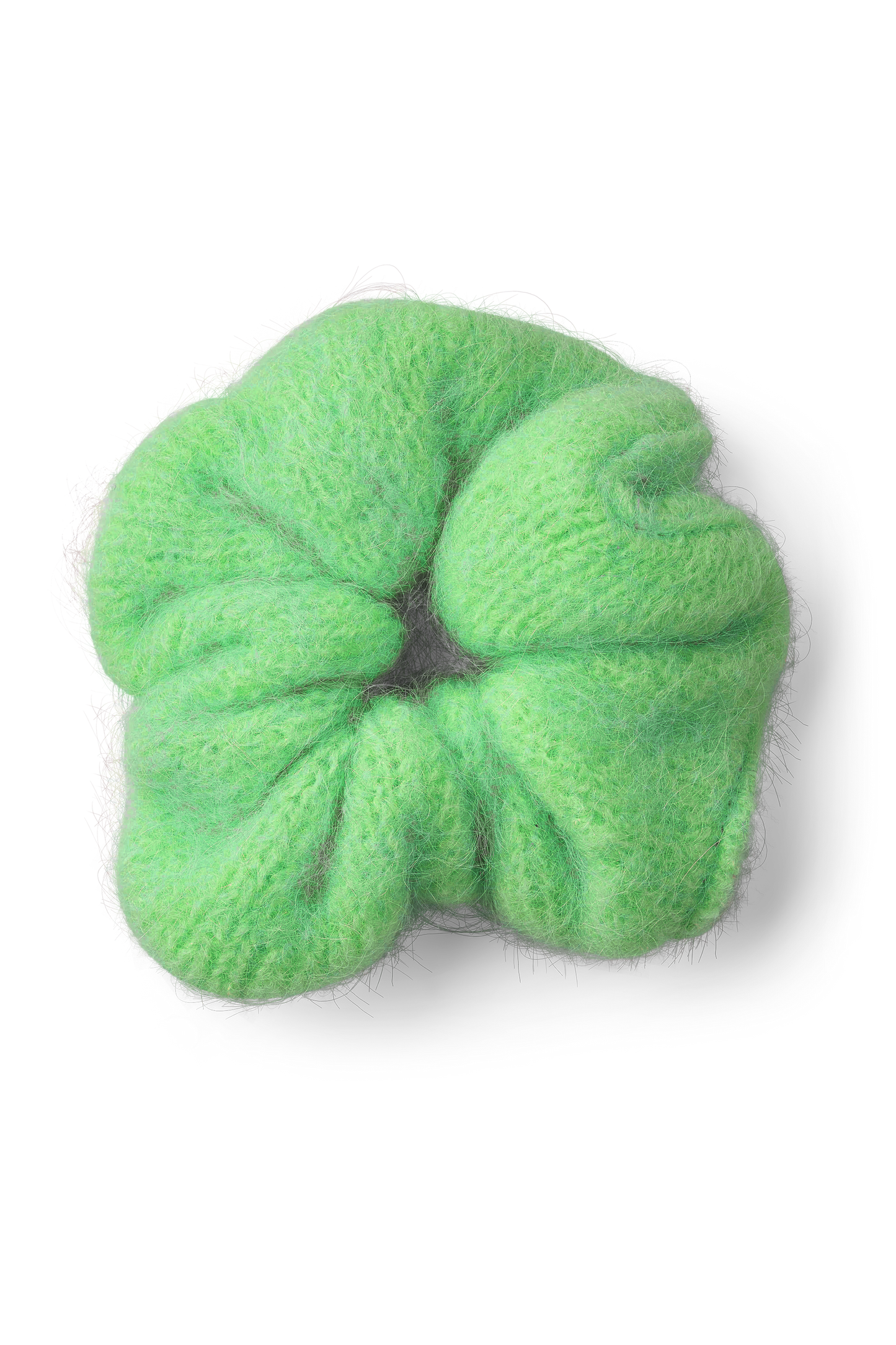 Tullah Knit Scrunchie Bright Green