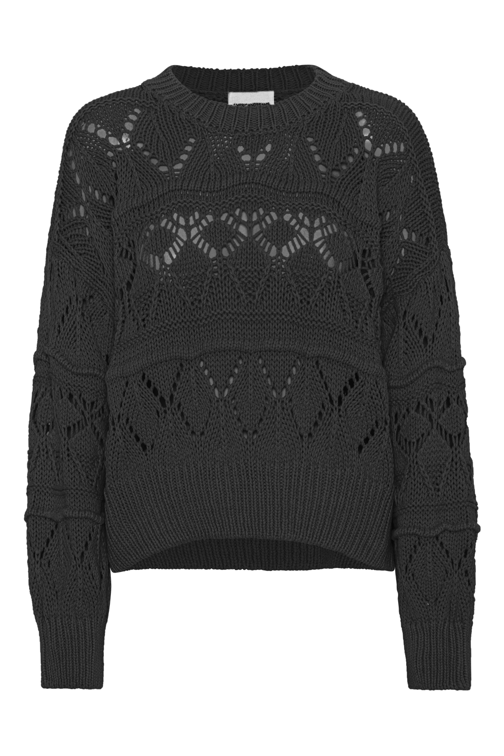 Cassie Cotton Pullover Black