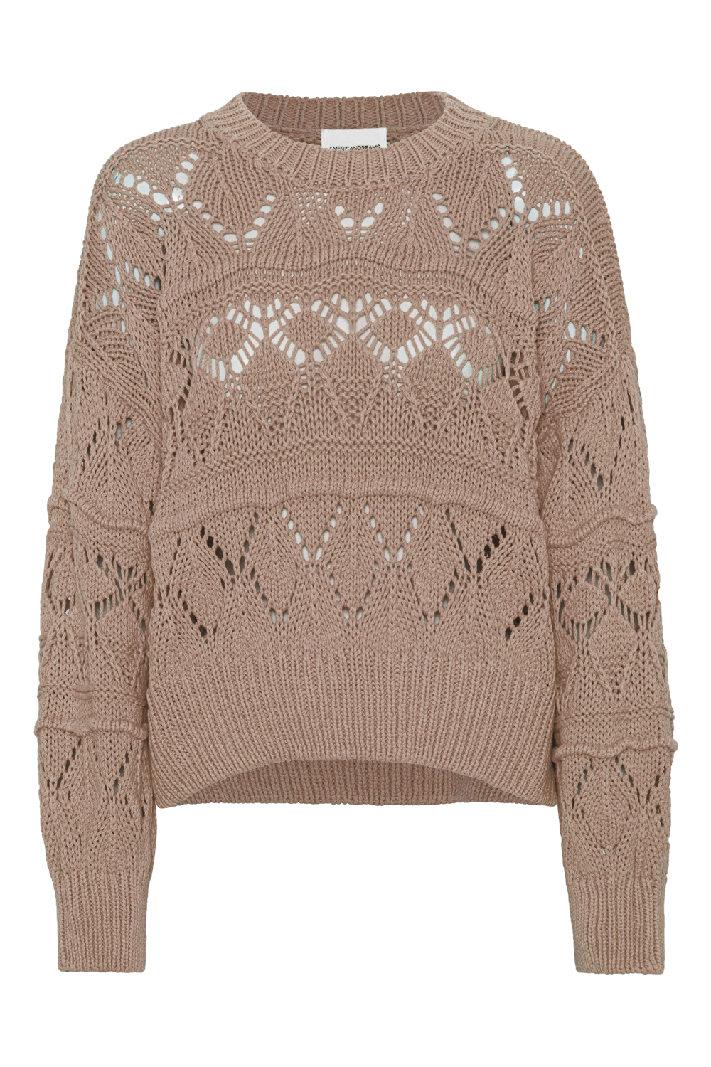 Cassie Cotton Pullover Medium Brown