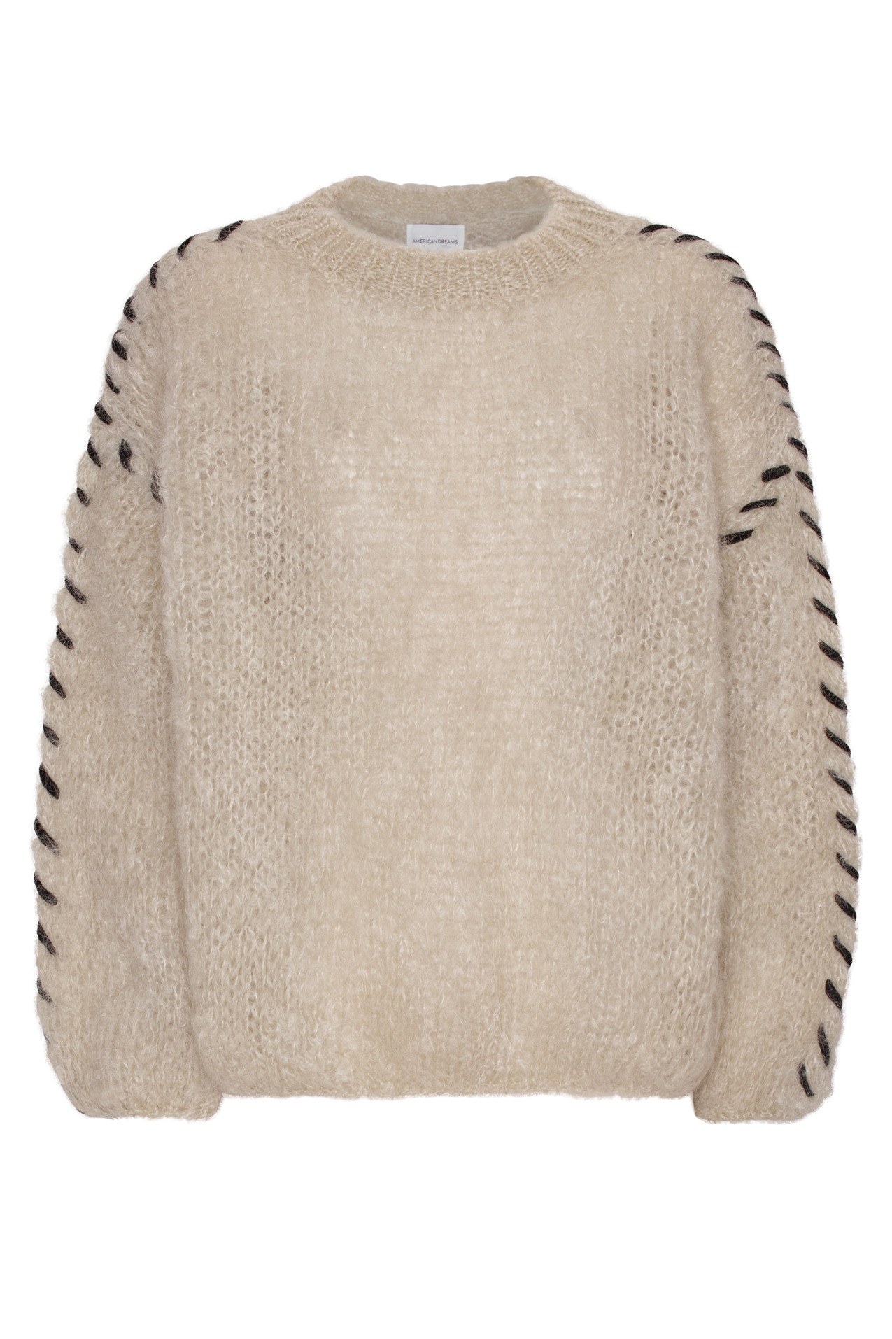 Catia Mohair Stitch Pullover Beige