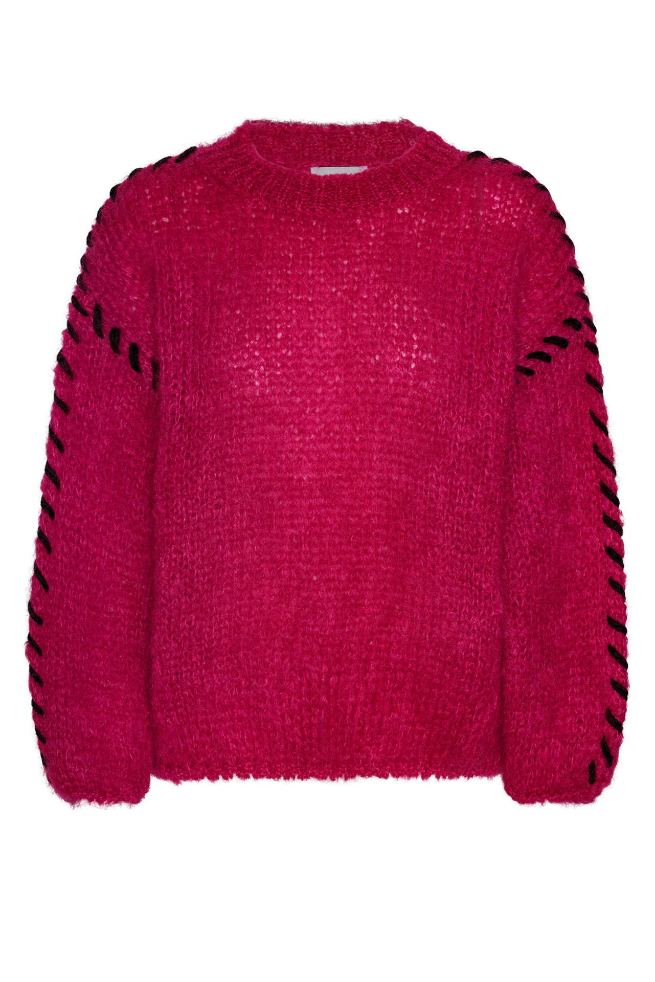 Catia Mohair Stitch Pullover Bordeaux