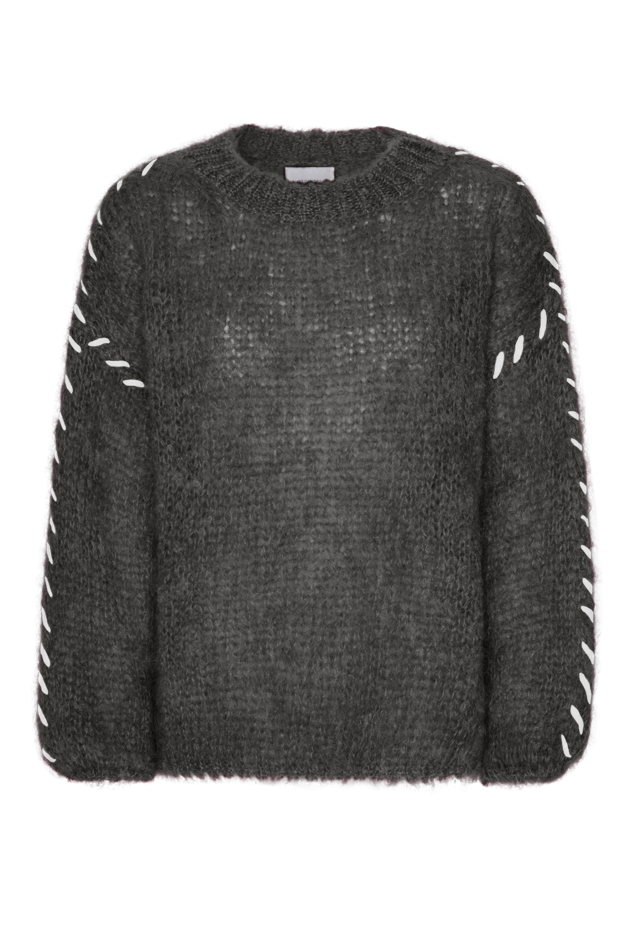 Catia Mohair Stitch Pullover Anthracite Grey