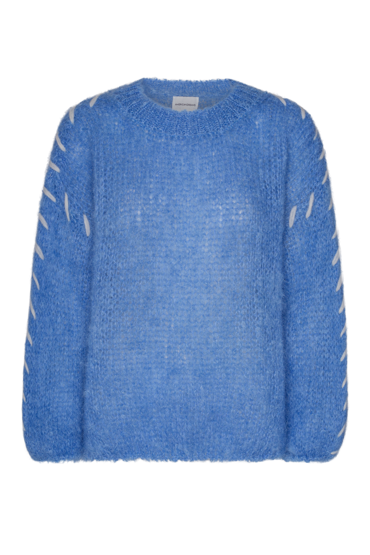 Catia Mohair Stitch Pullover Sky Blue