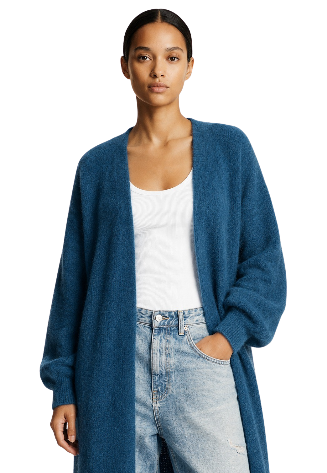 Azra Cardigan Dark Blue image