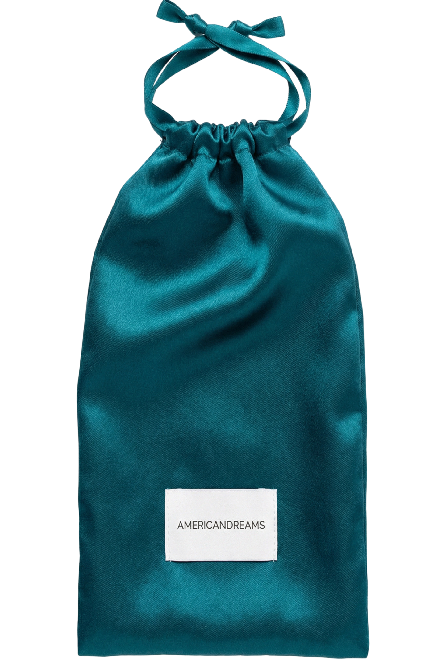 Cheri Silk Sleeping Mask Teal Blue