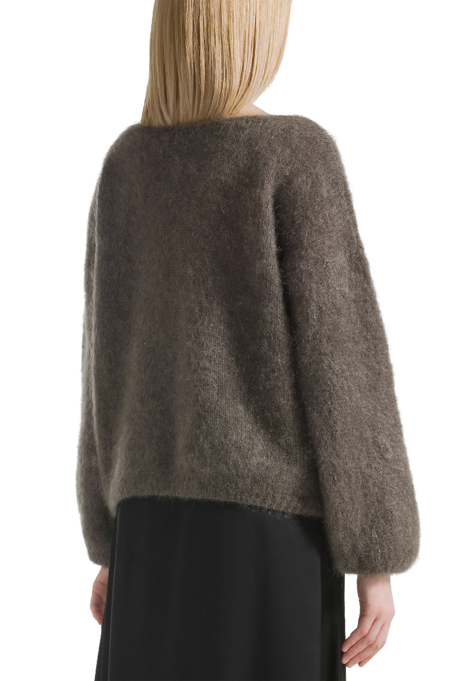 Cornelia LS Cardigan Dark Taupe