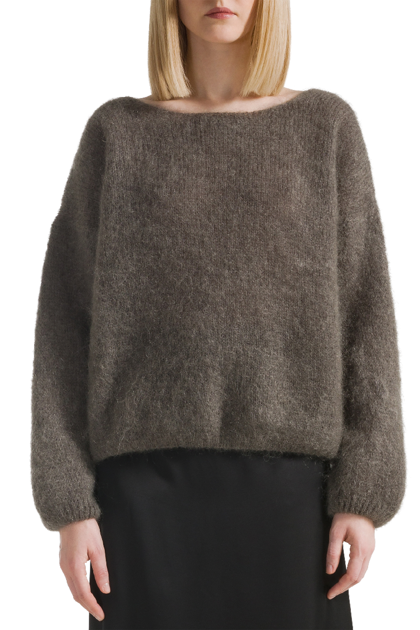 Cornelia LS Cardigan Dark Taupe