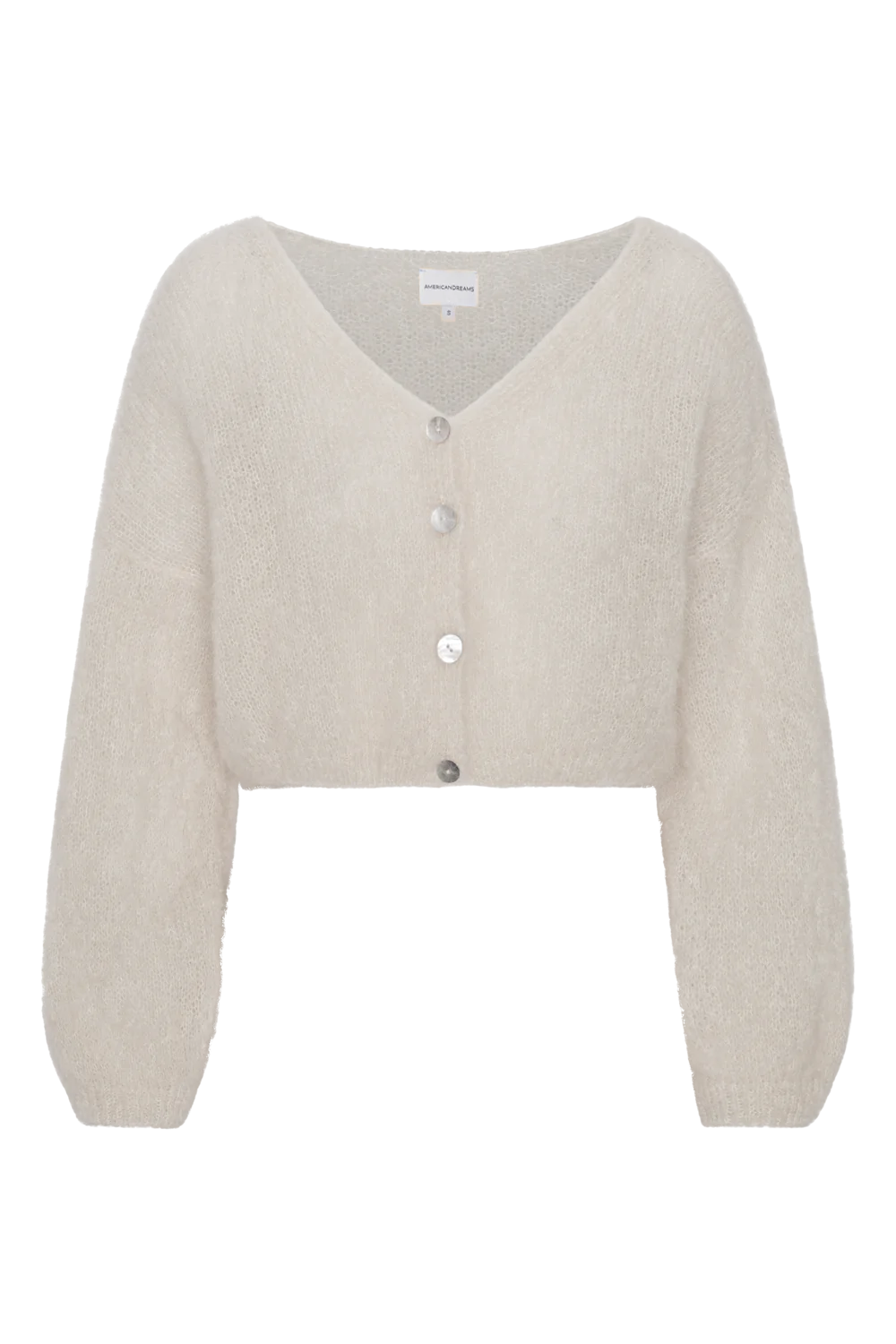 Cornelia Cropped Cardigan Beige