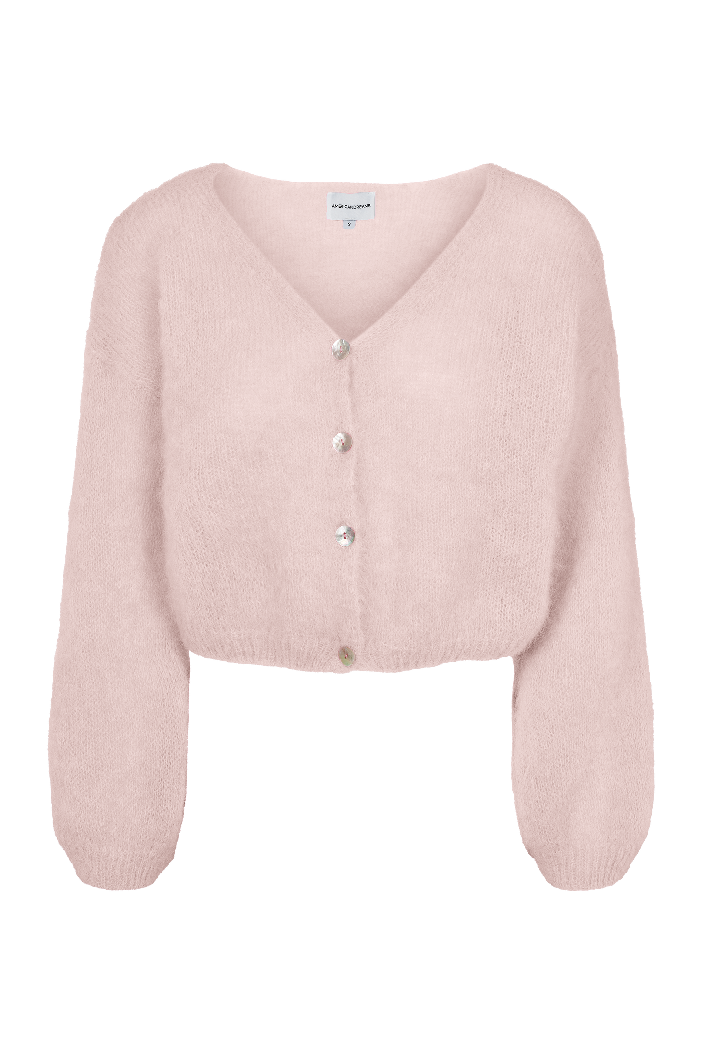 Cornelia Cropped Cardigan Light Pink