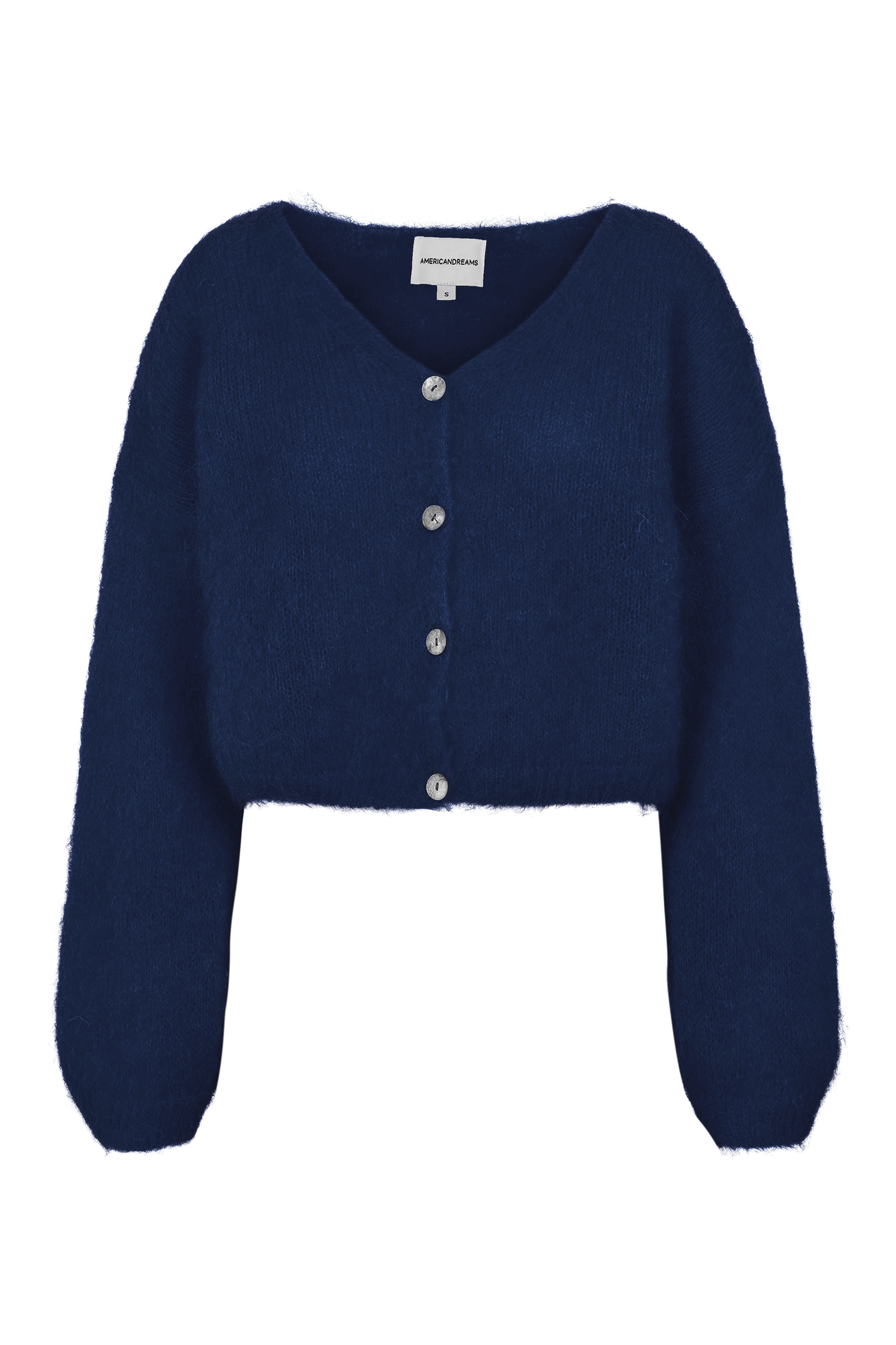 Cornelia Cropped Cardigan Navy Blue