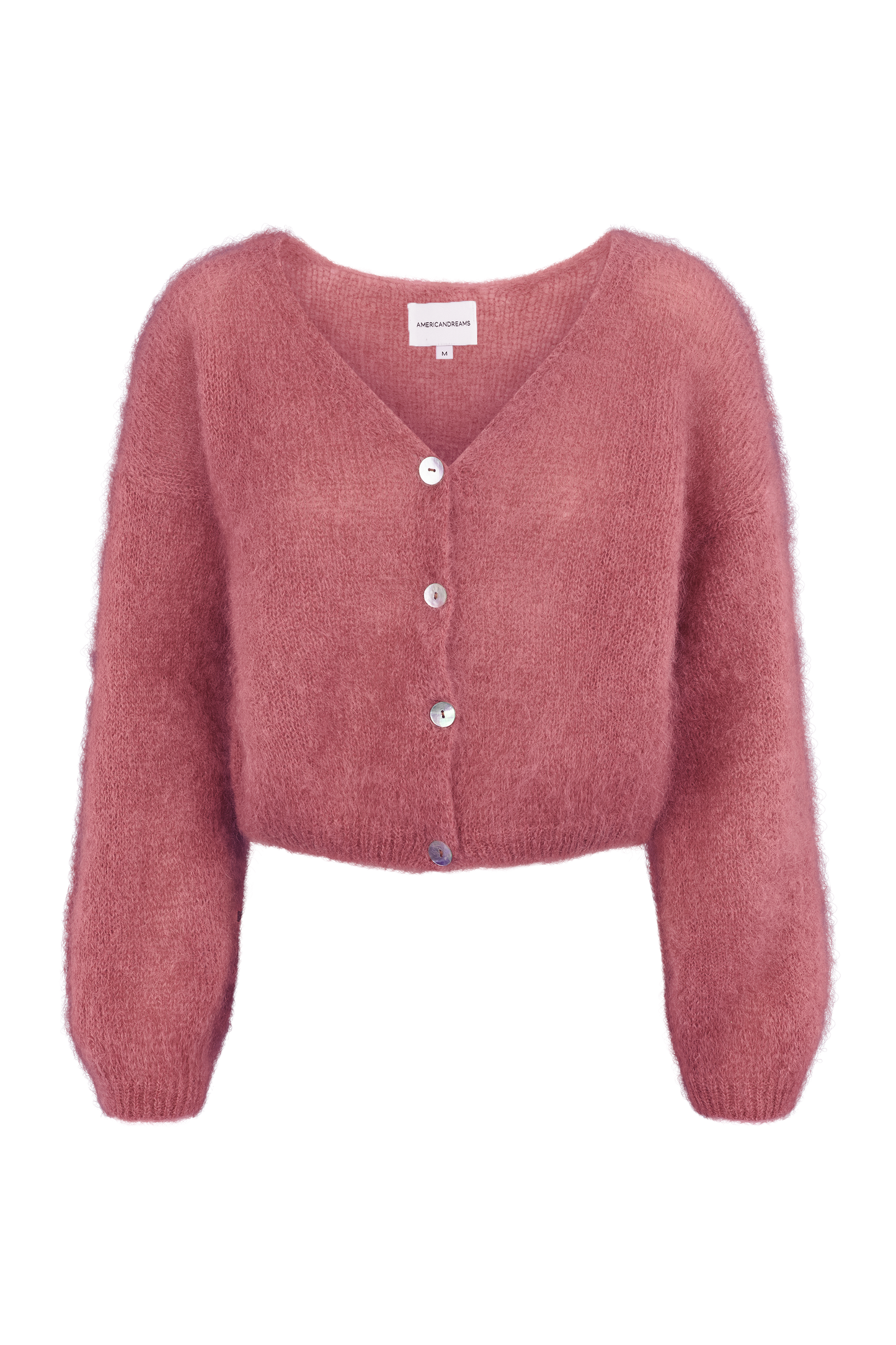 Cornelia Cropped Cardigan Old Rose