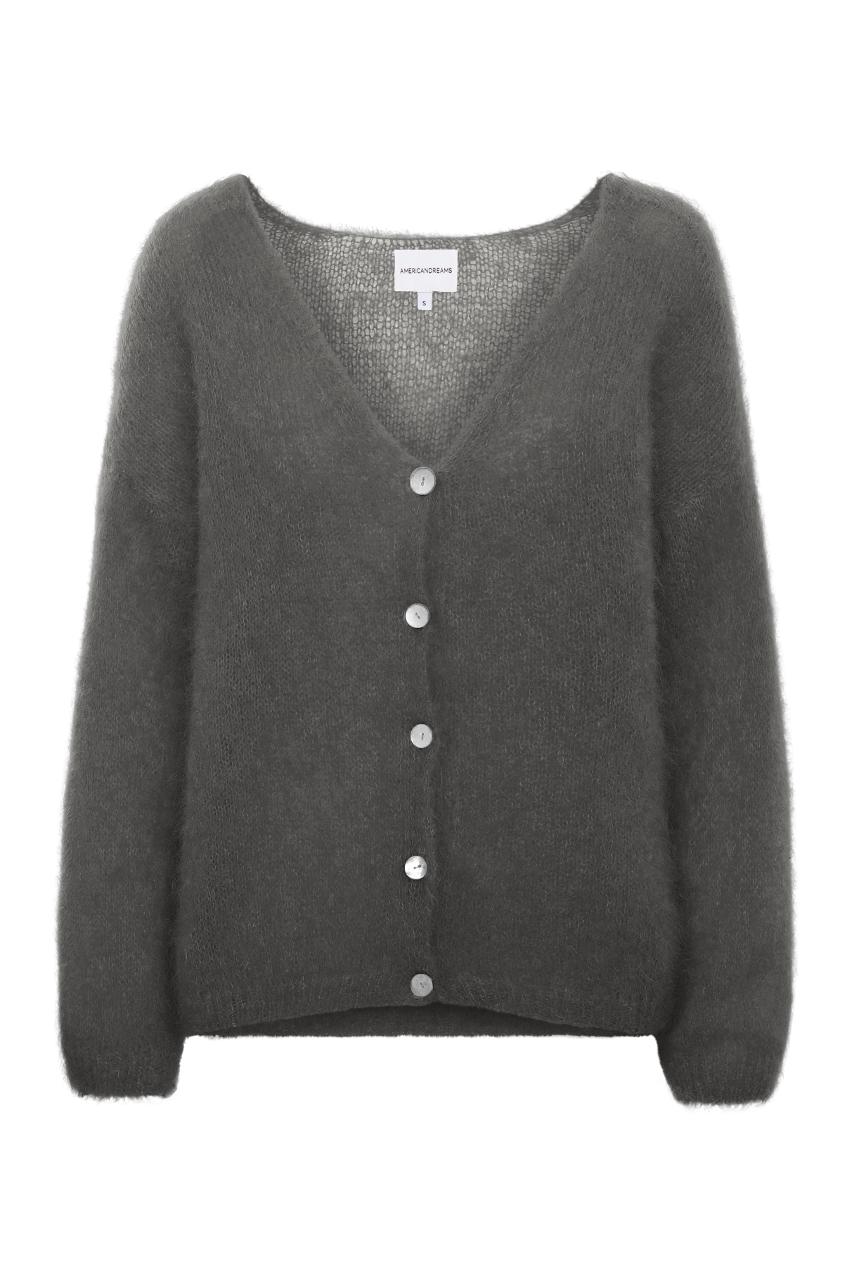 Cornelia LS Cardigan Anthracite Grey