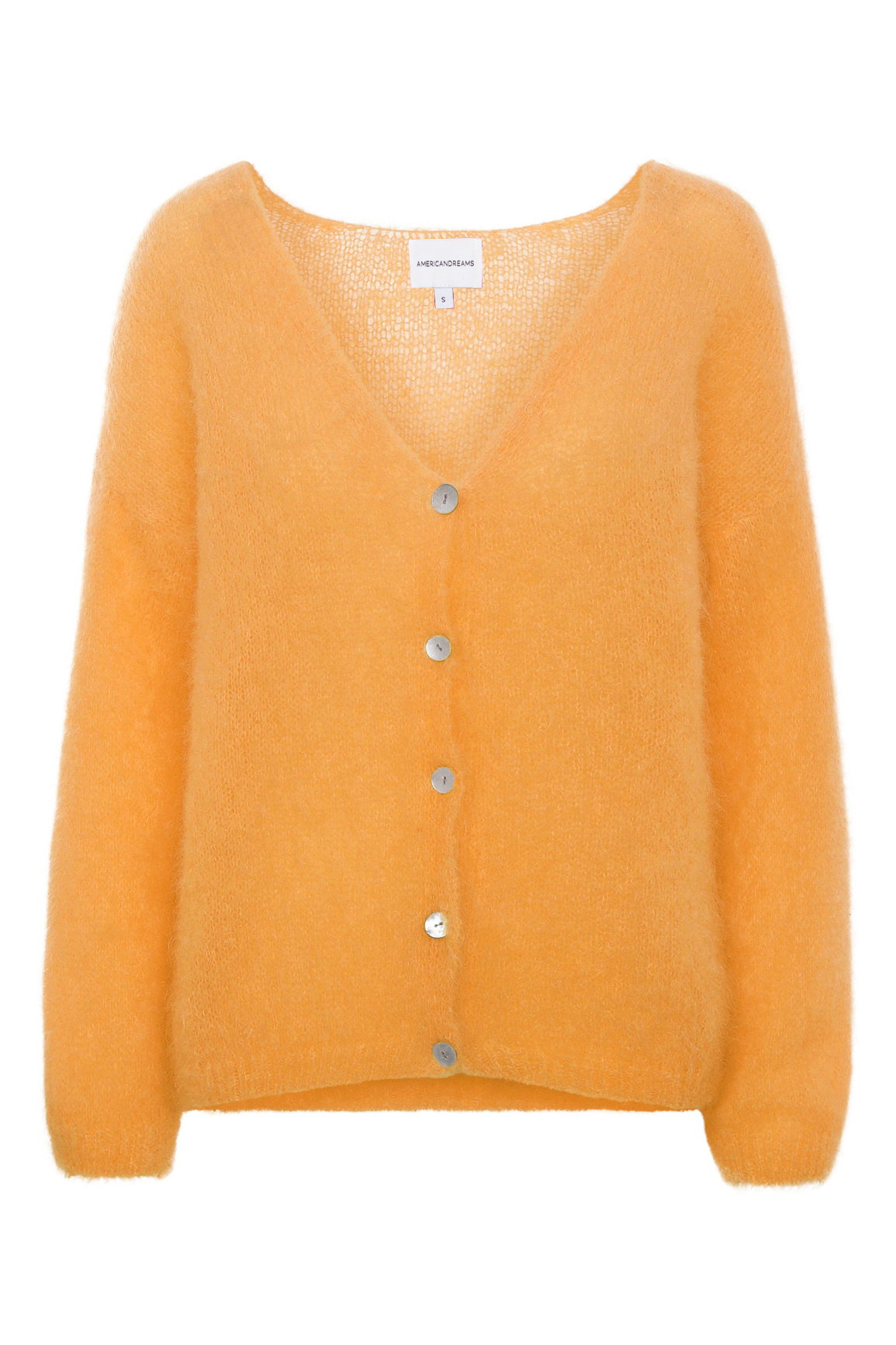 Cornelia LS Cardigan Light Orange