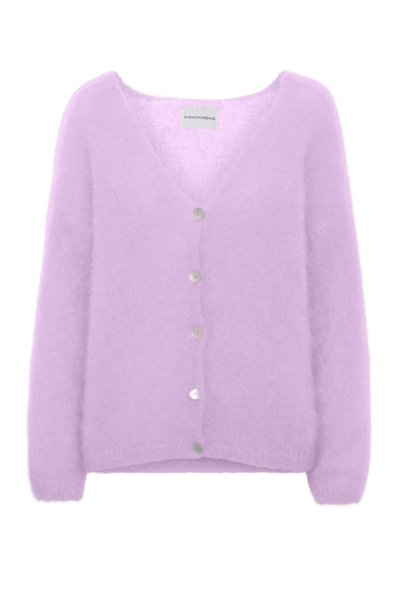 Cornelia LS Cardigan Light Purple
