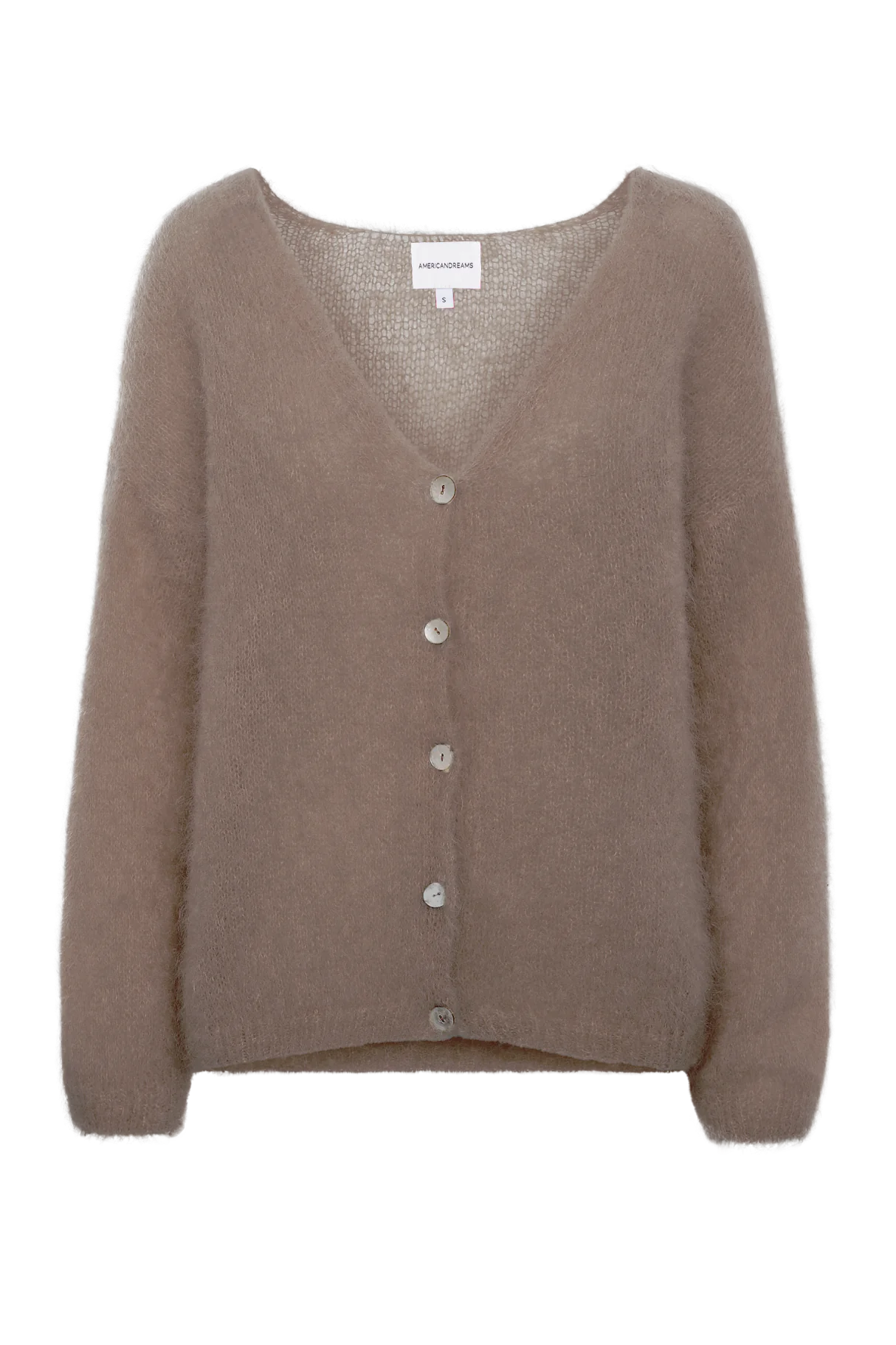Cornelia LS Cardigan Medium Brown