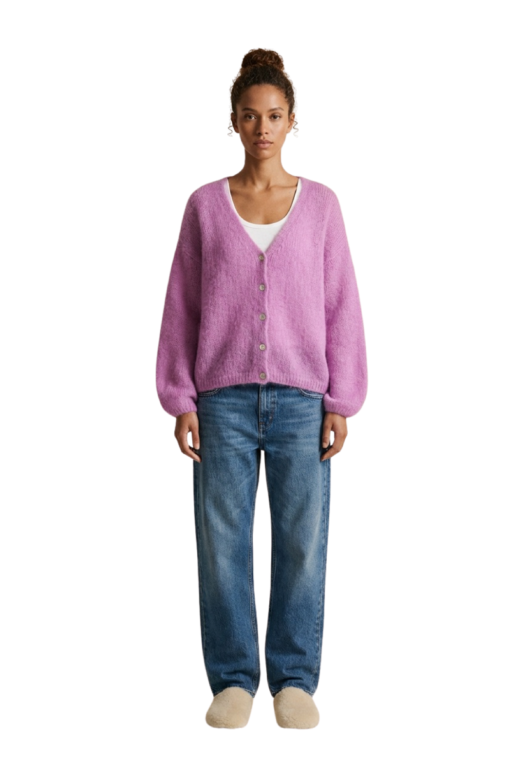 Cornelia LS Cardigan Pearly Purple