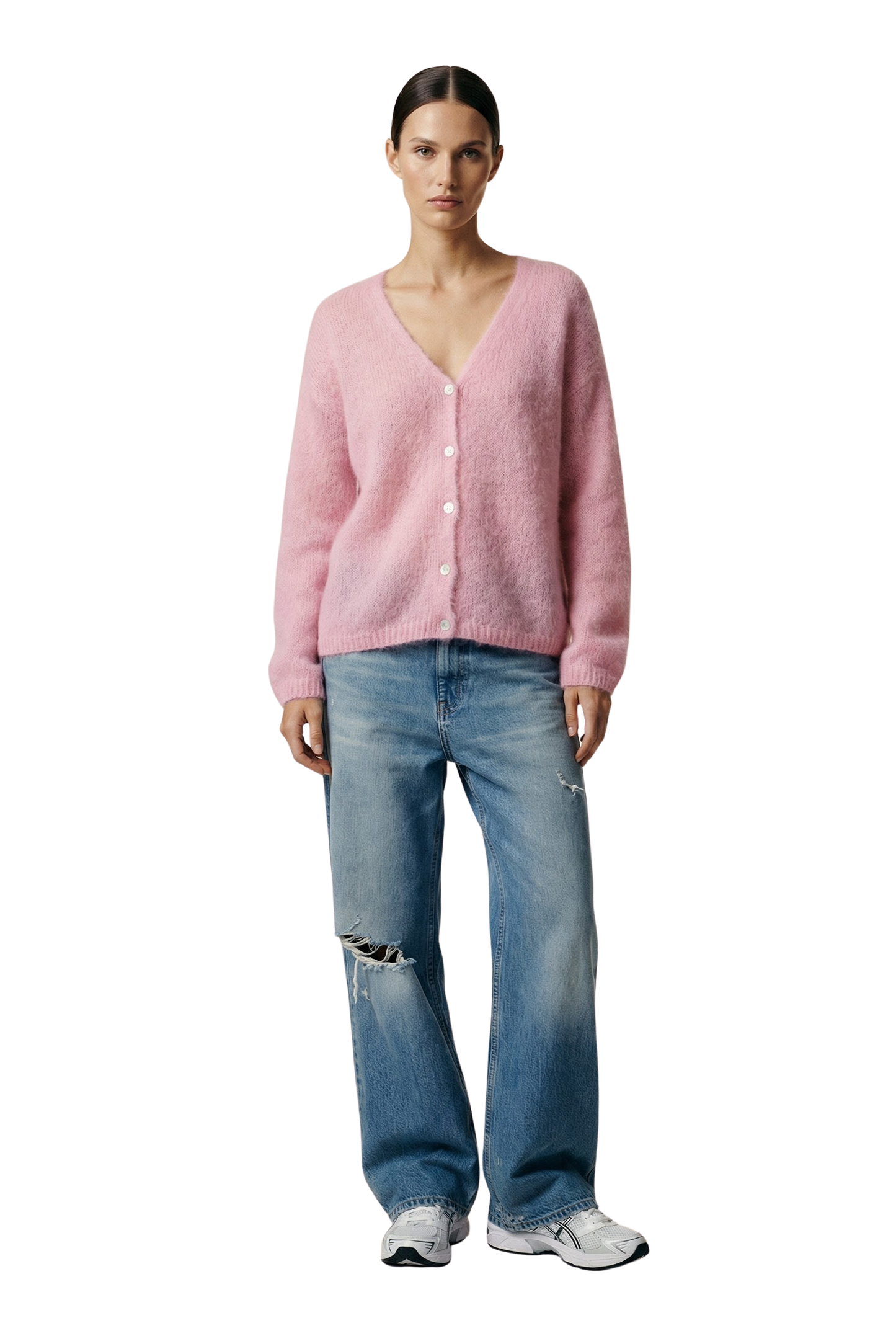 Cornelia LS Cardigan Soft Berry