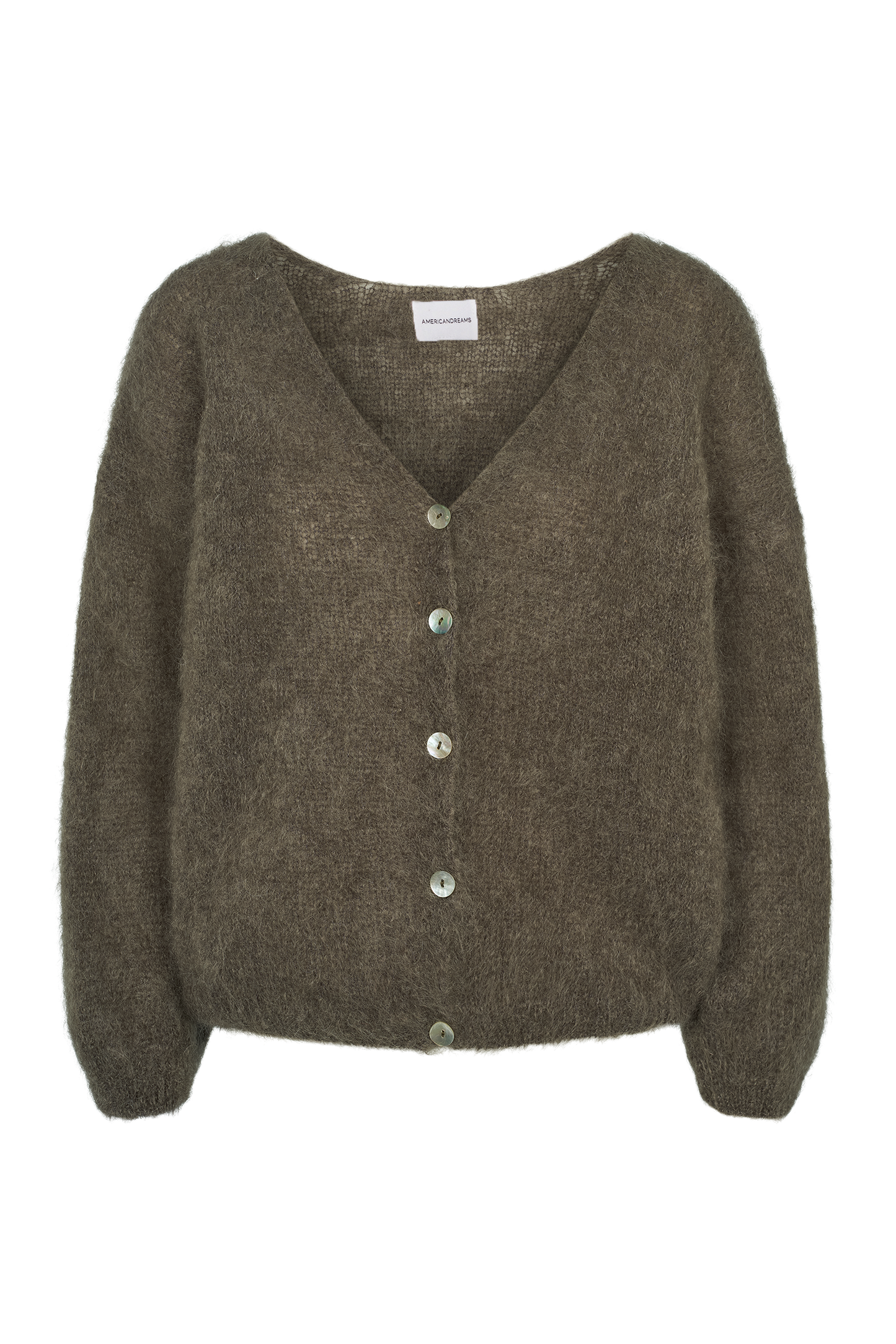 Cornelia LS Cardigan Dark Taupe