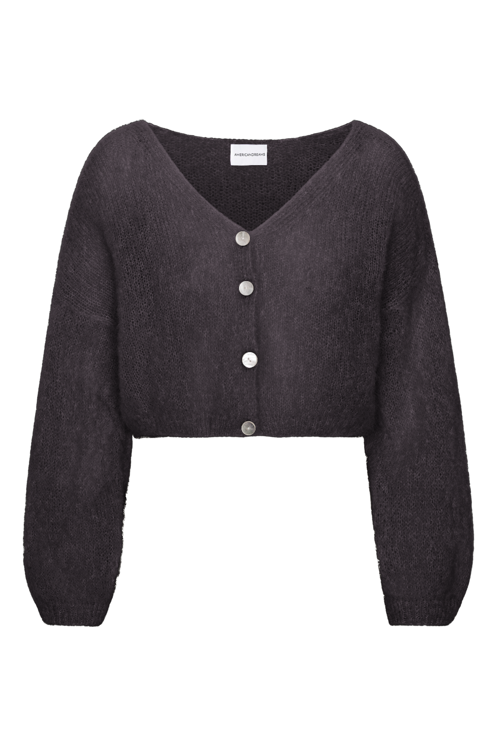 Cornelia Cropped Cardigan Black