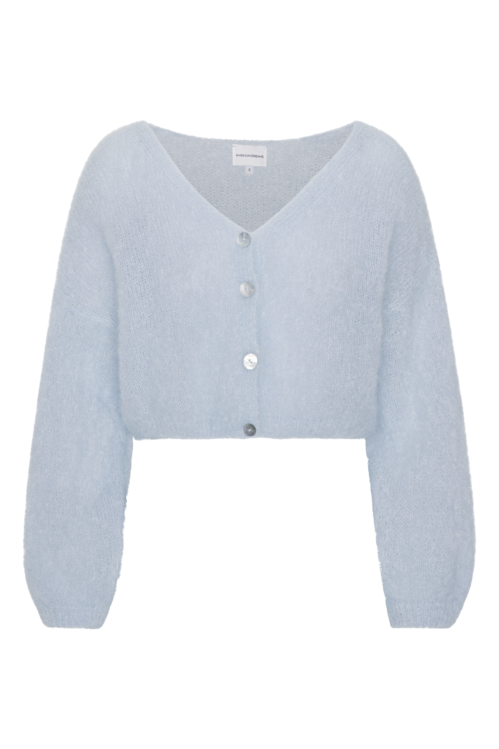 Cornelia Cropped Cardigan Light Blue