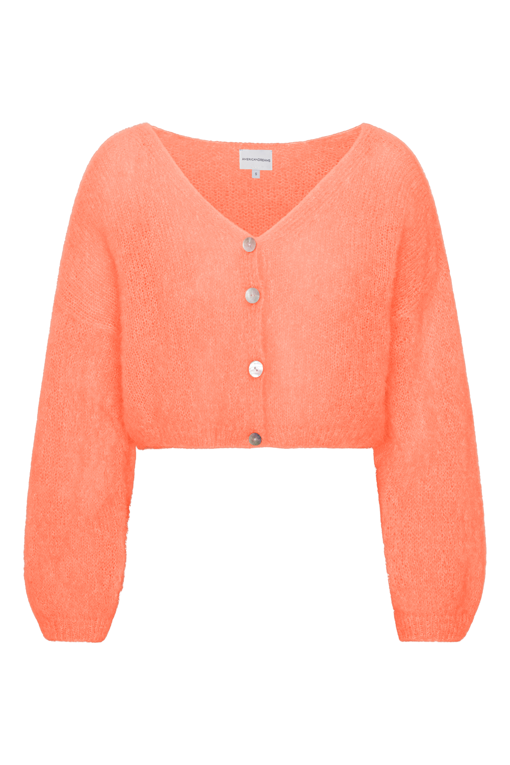 Cornelia Cropped Cardigan Burnt Orange