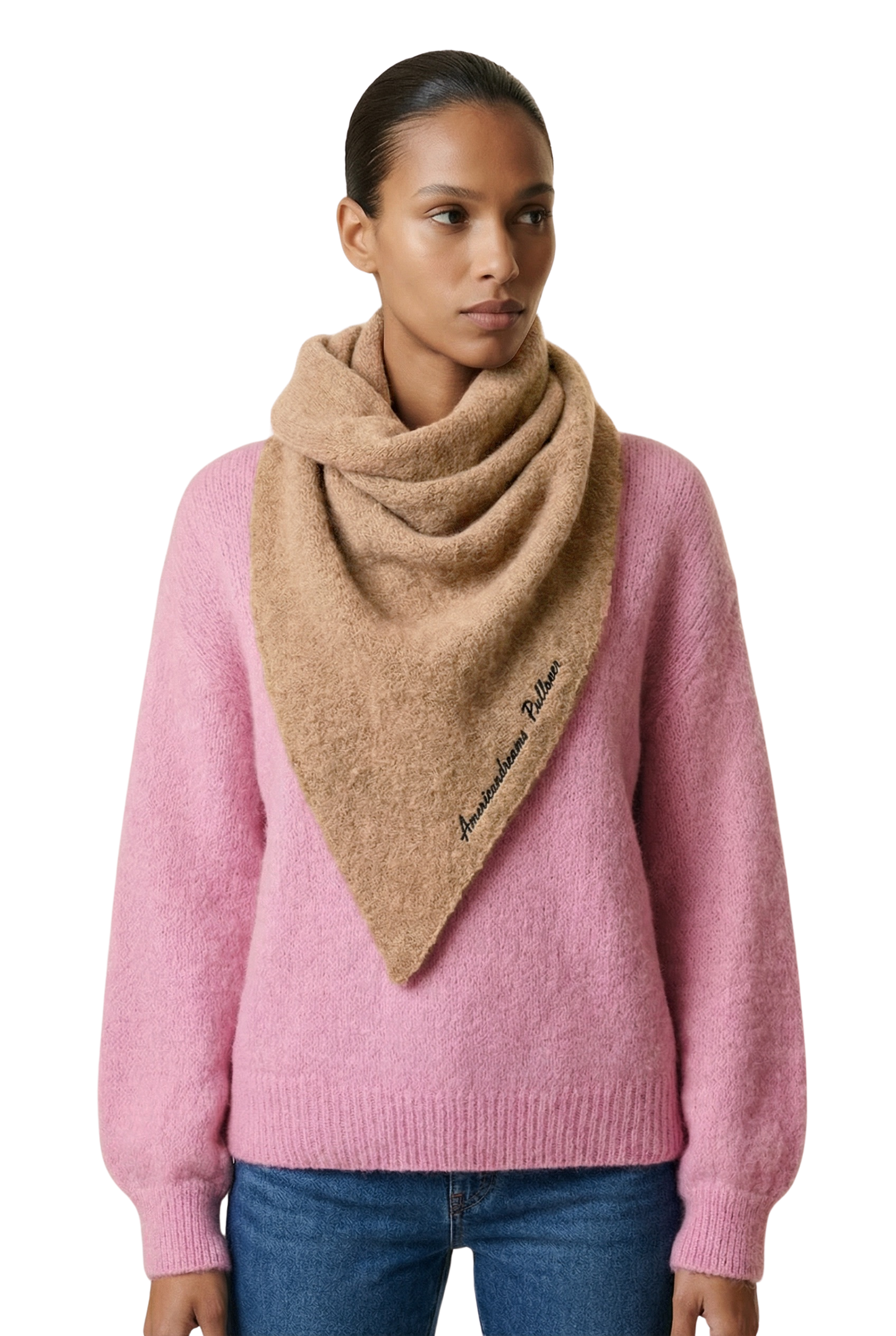 Atiya Alpaca Scarf Medium Brown