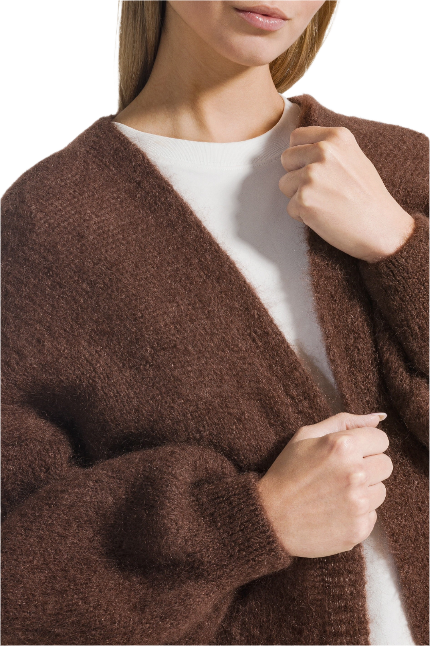 Lee Short Cardigan Cocoa