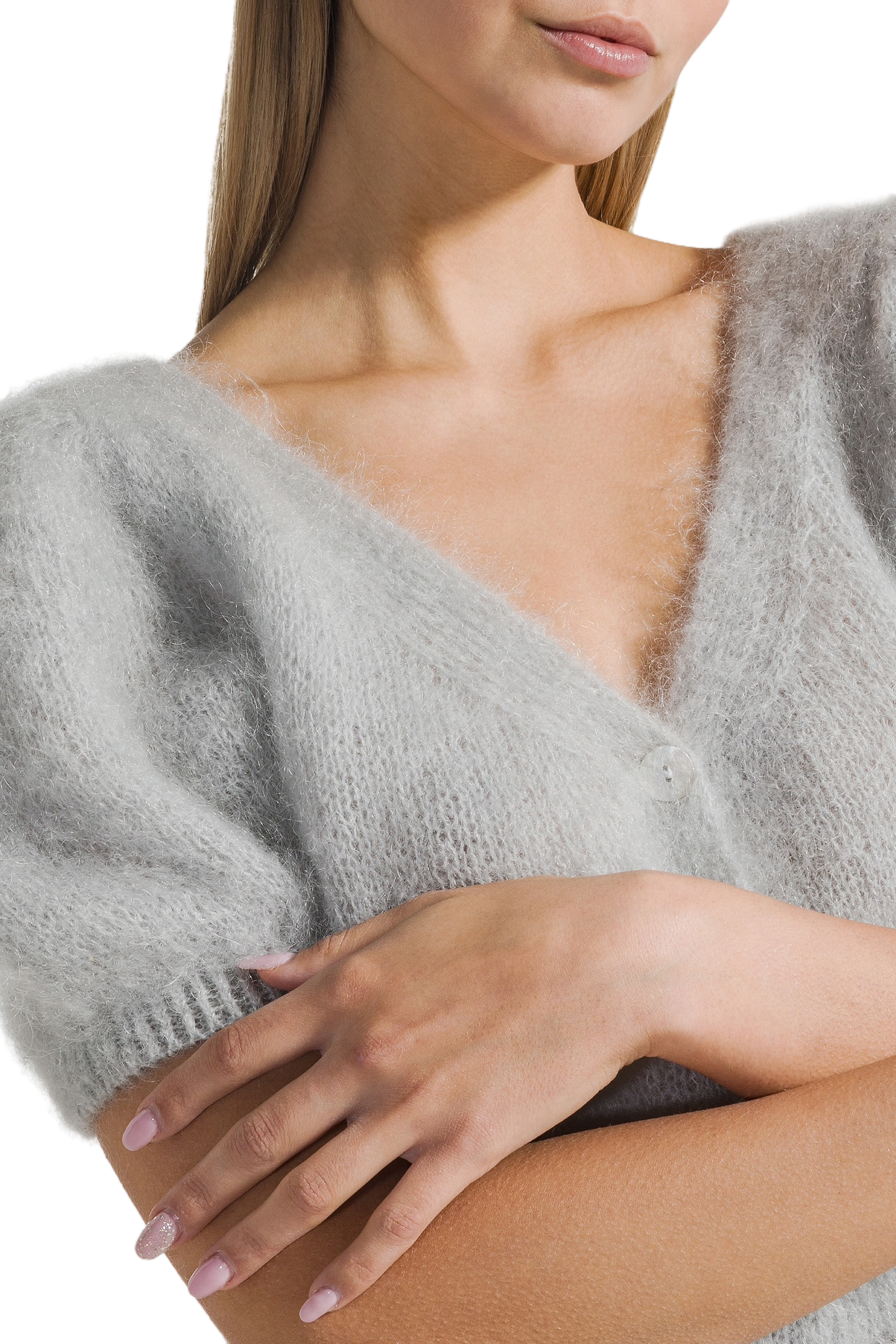 Harper Cardigan Light Grey