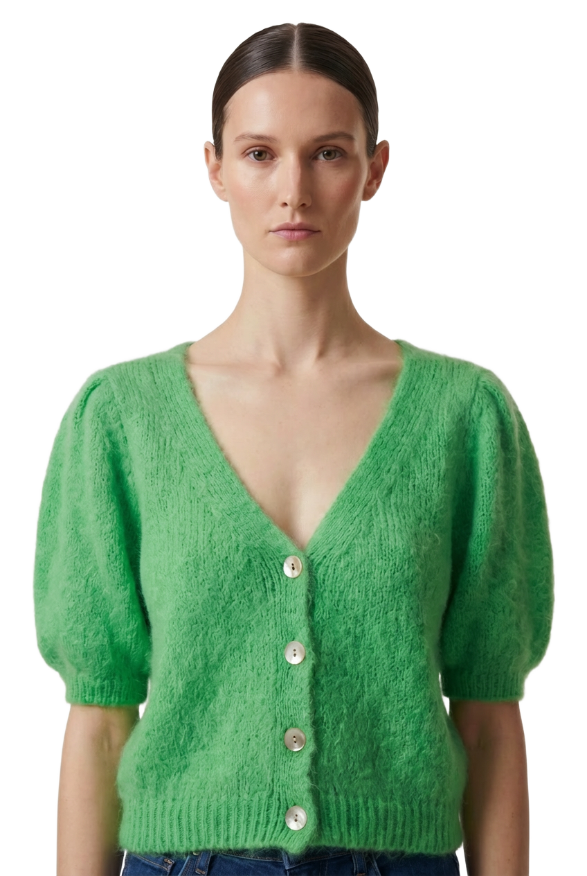 Harper Cardigan Bright Green