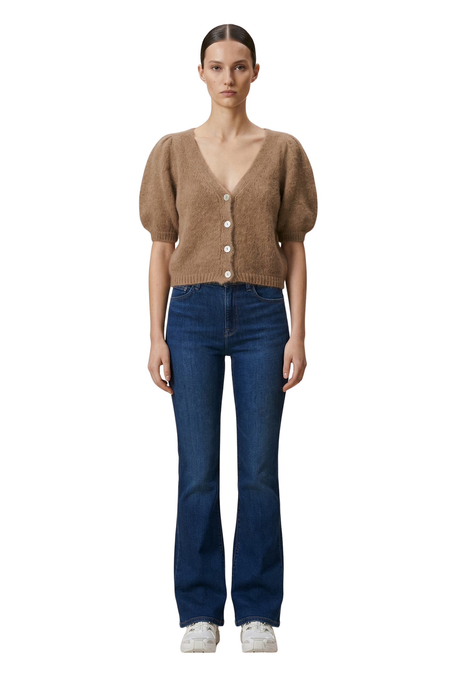 Harper Cardigan Medium Brown