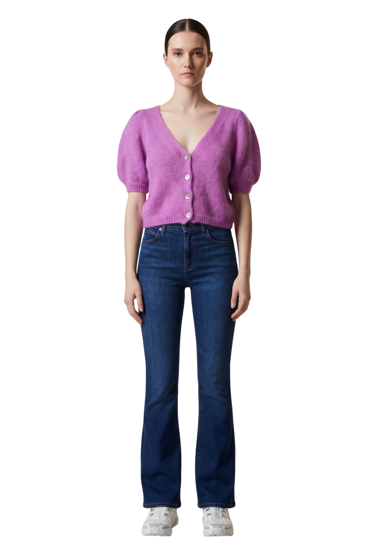 Harper Cardigan Pearly Purple