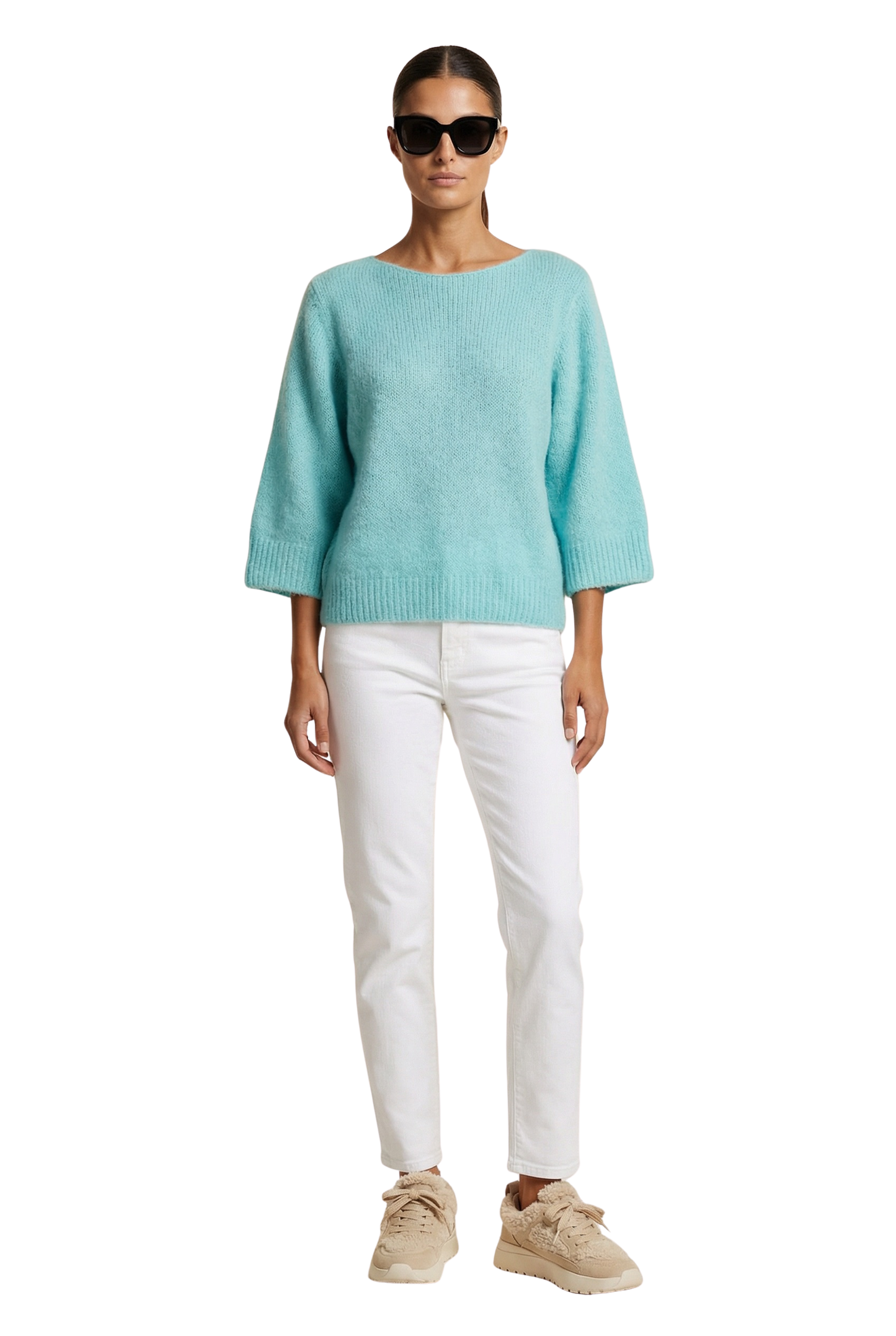 Heidy Short Sleeve Pullover Seafoam Green