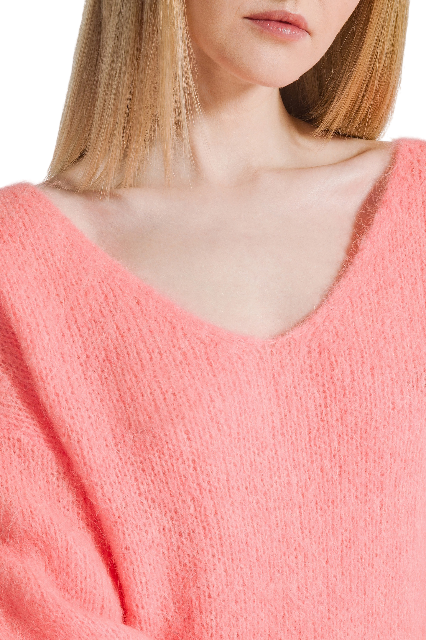 Milana LS Alpaca Pullover Salmon